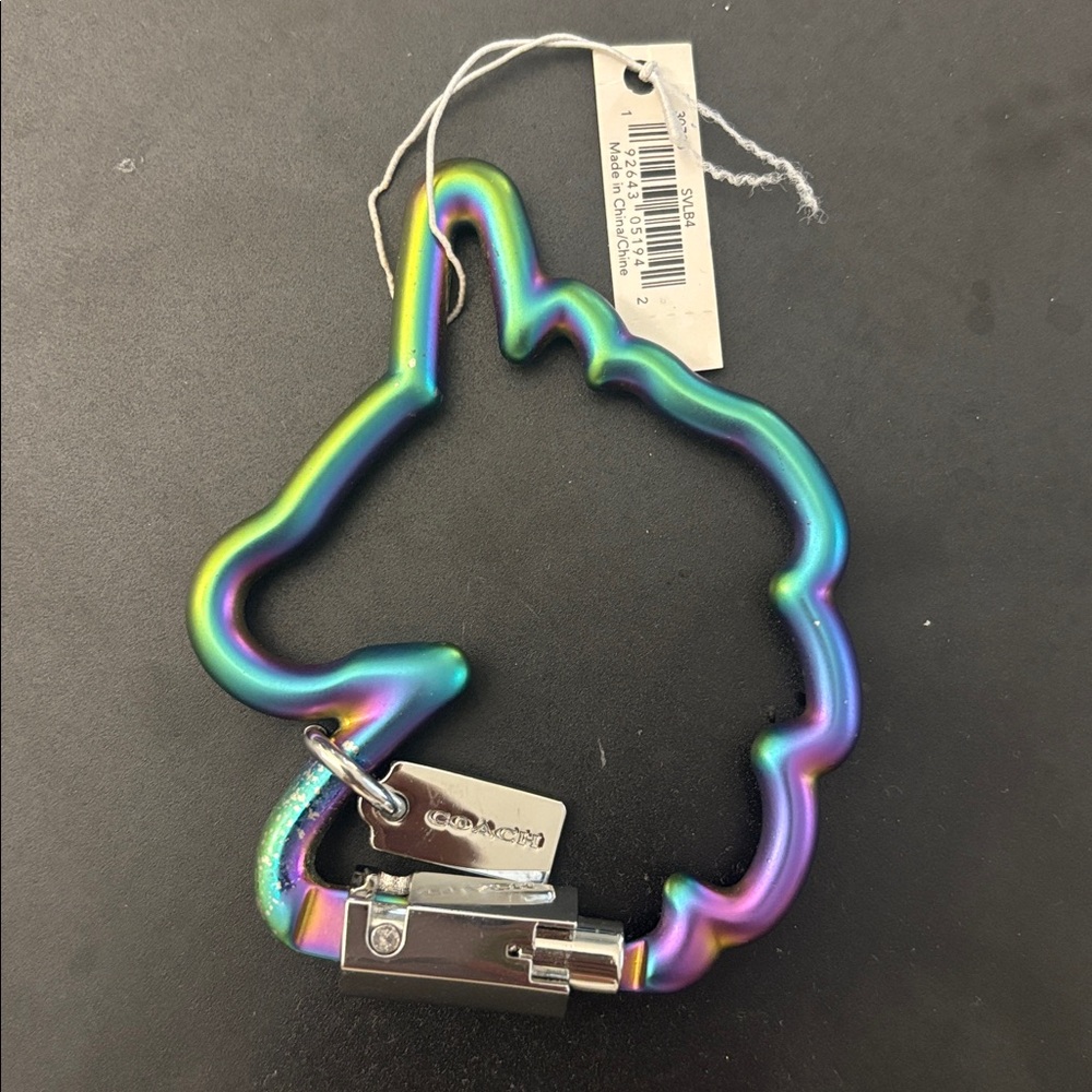 Coach unicorn keychain carabiner - Picture 2 of 2